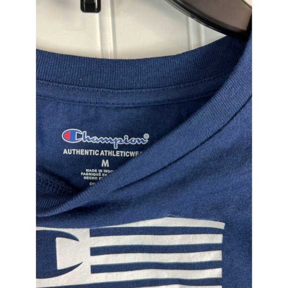 Champion Big Girls Boxy Fit Navy Shirt Size M - Picture 3 of 3